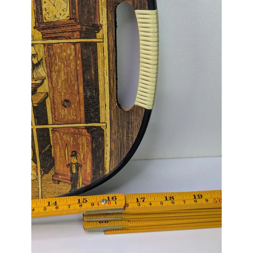 Vintage Gift Gallery Japan Antiques Serving Tray Oval 19